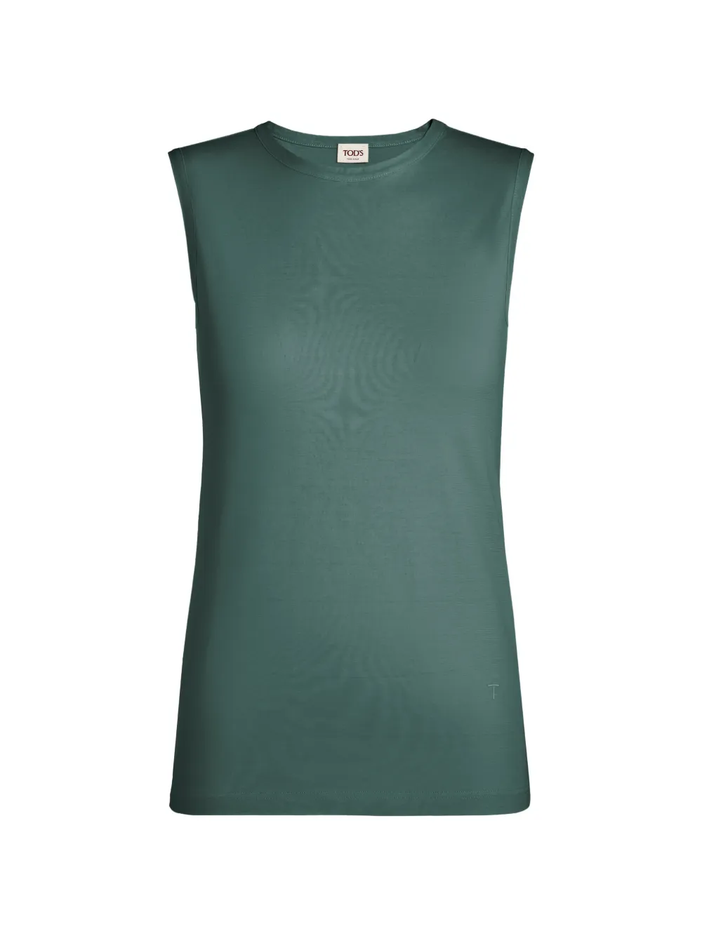 Tod's Round-neck Sleeveless Top In Green