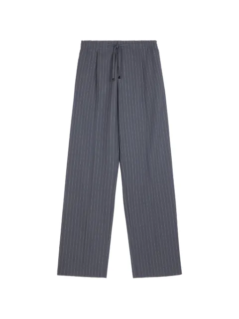 Tod's pinstripe-pattern drawstring trousers