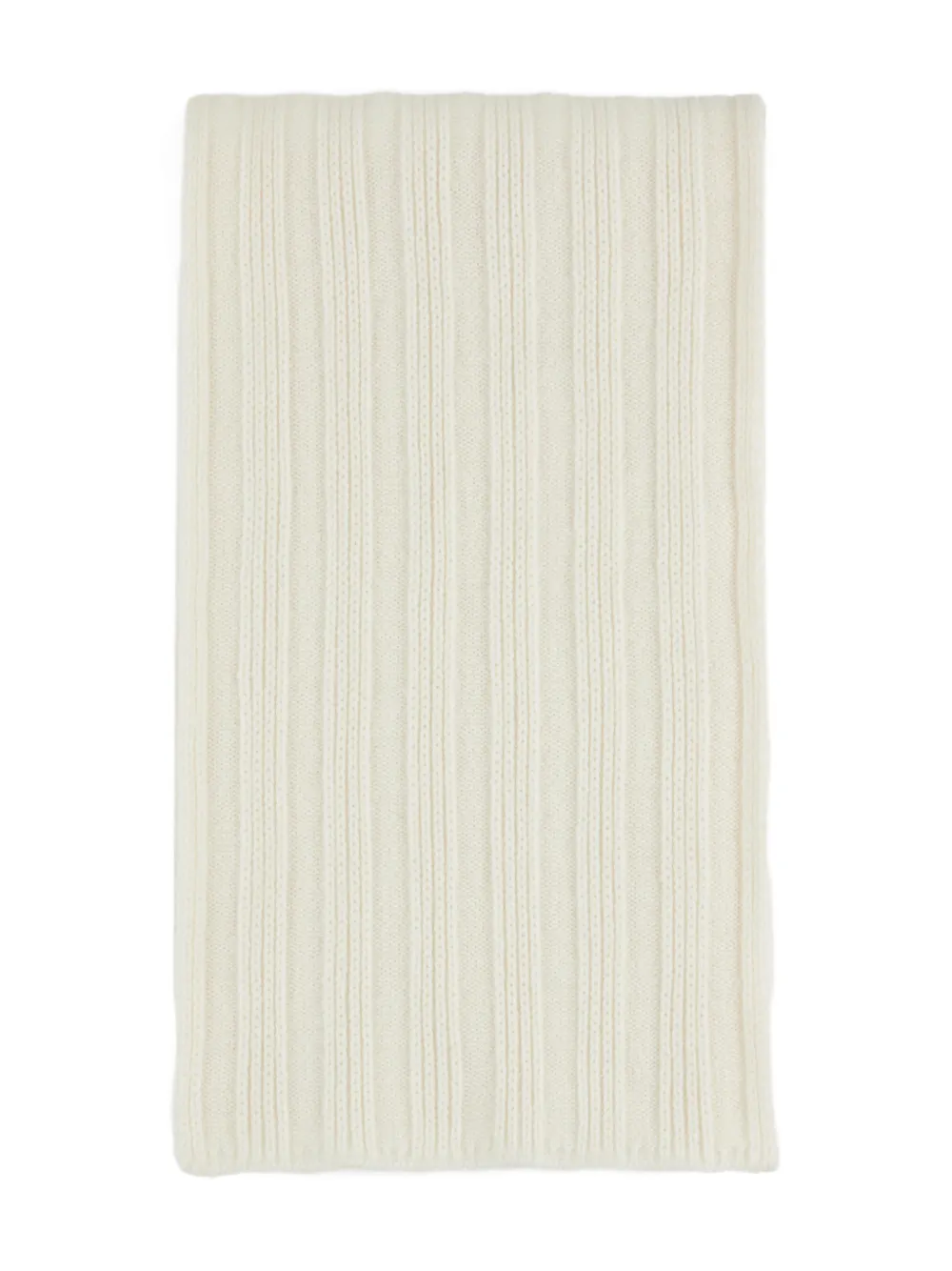Tod's Scarf In Wool And Cashmere In White