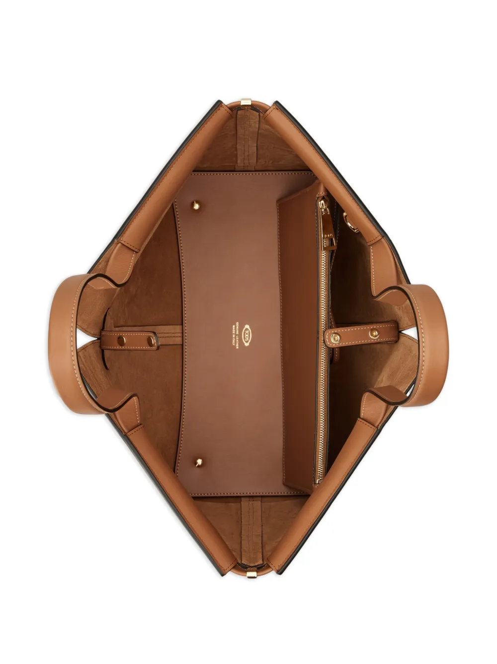 Tod's Intarsia shopper Bruin