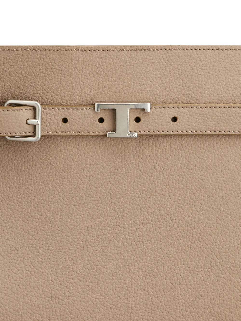 Tod's Shopper met gespbandje Beige