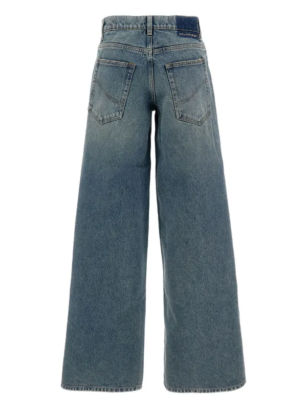 STELLA MCCARTNEY  ワイドレッグデニム　42 Stella McCartney ワイドジーンズ | ブルー | FARFETCH JP