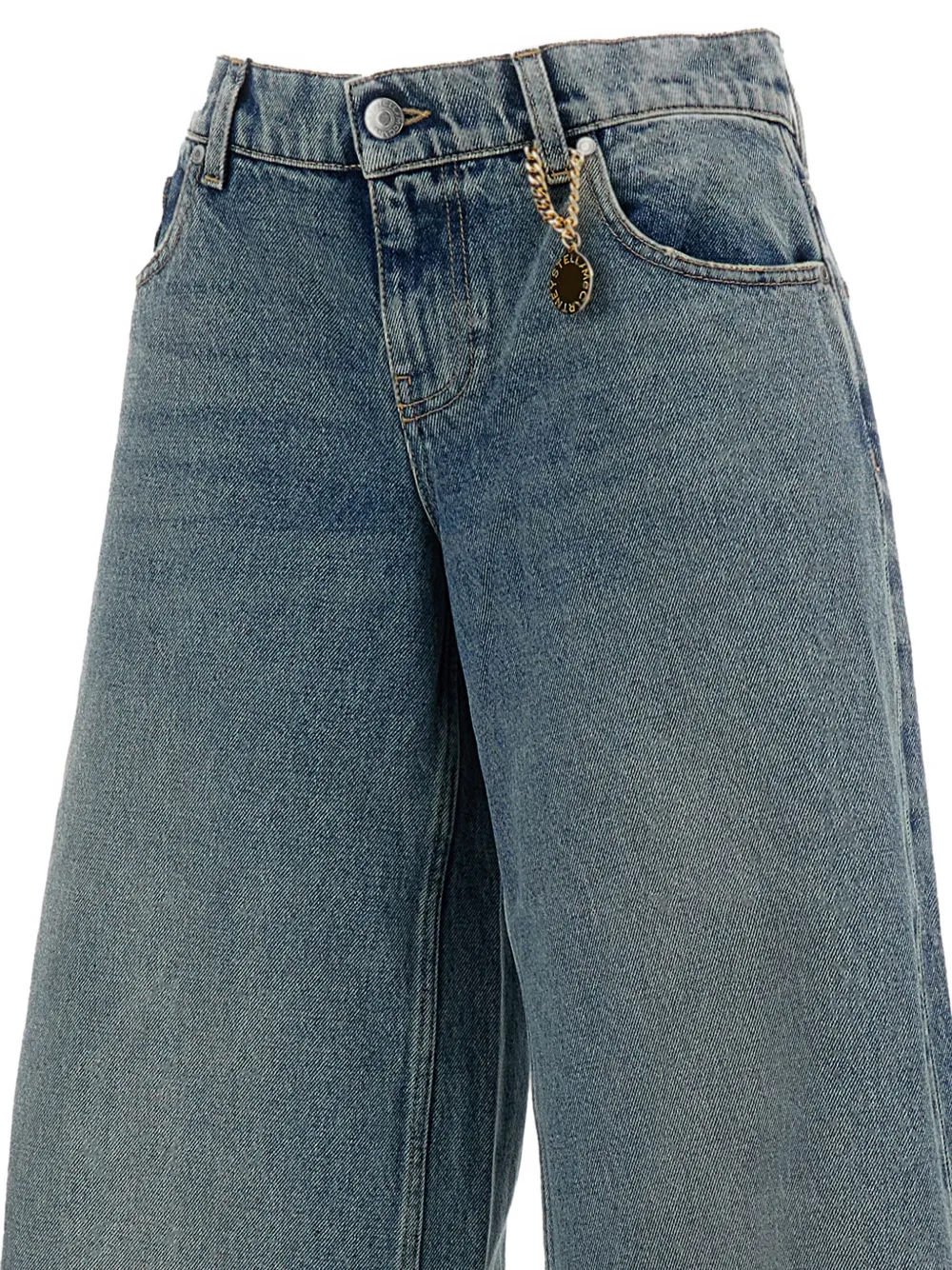 Stella McCartney five-pocket Wide Jeans | Blue | FARFETCH CA