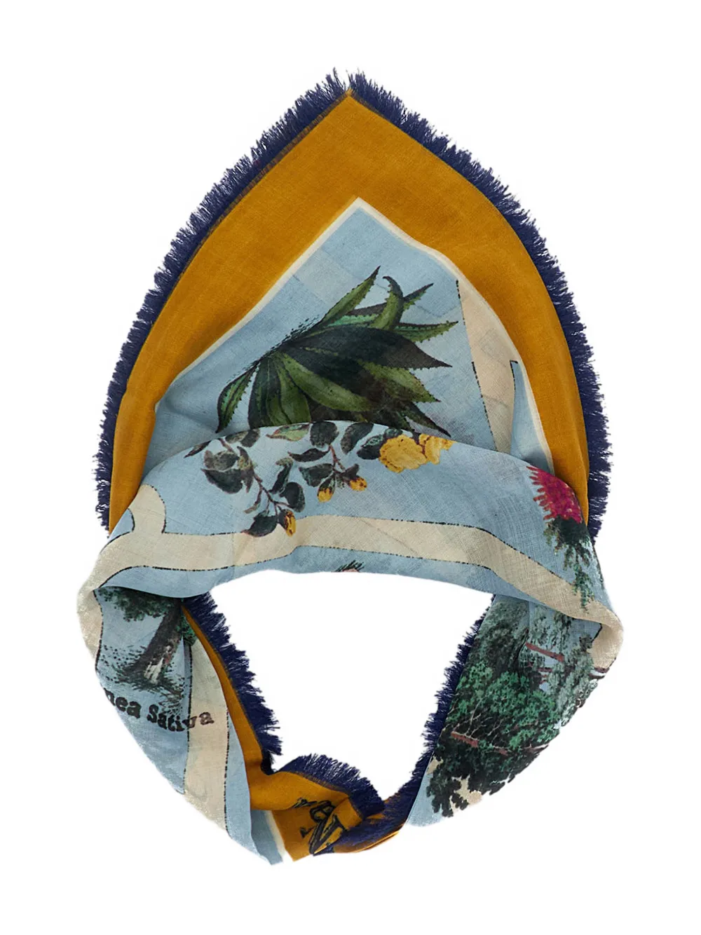 Max Mara printed fringed scarf | Image 2