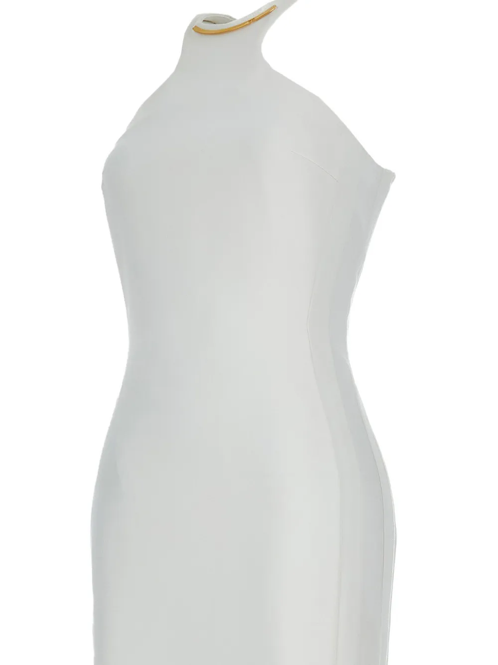 Elisabetta Franchi クルーネック ドレス | ホワイト | FARFETCH JP