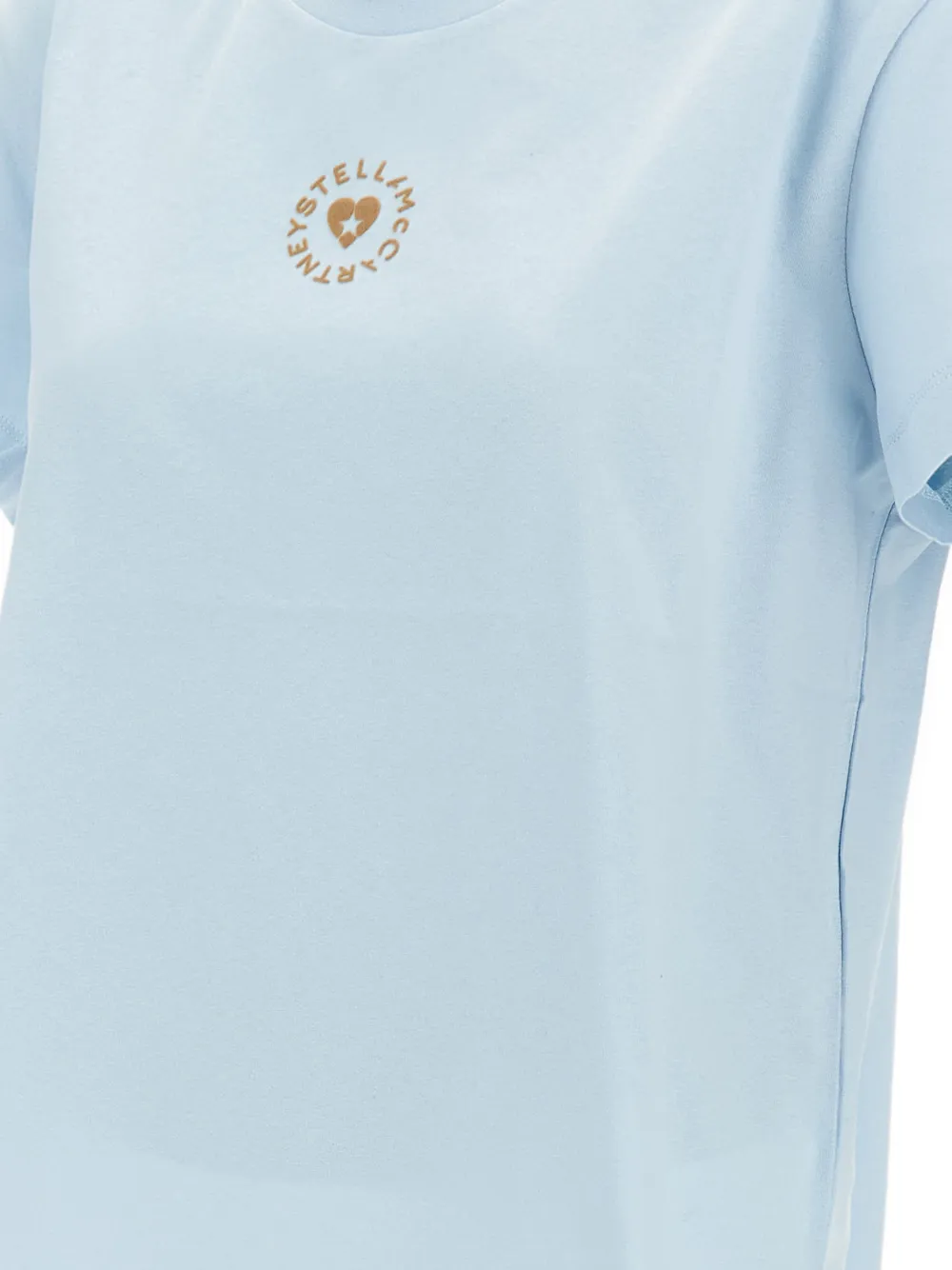 Stella McCartney Iconic Mini Heart T-shirt Blauw