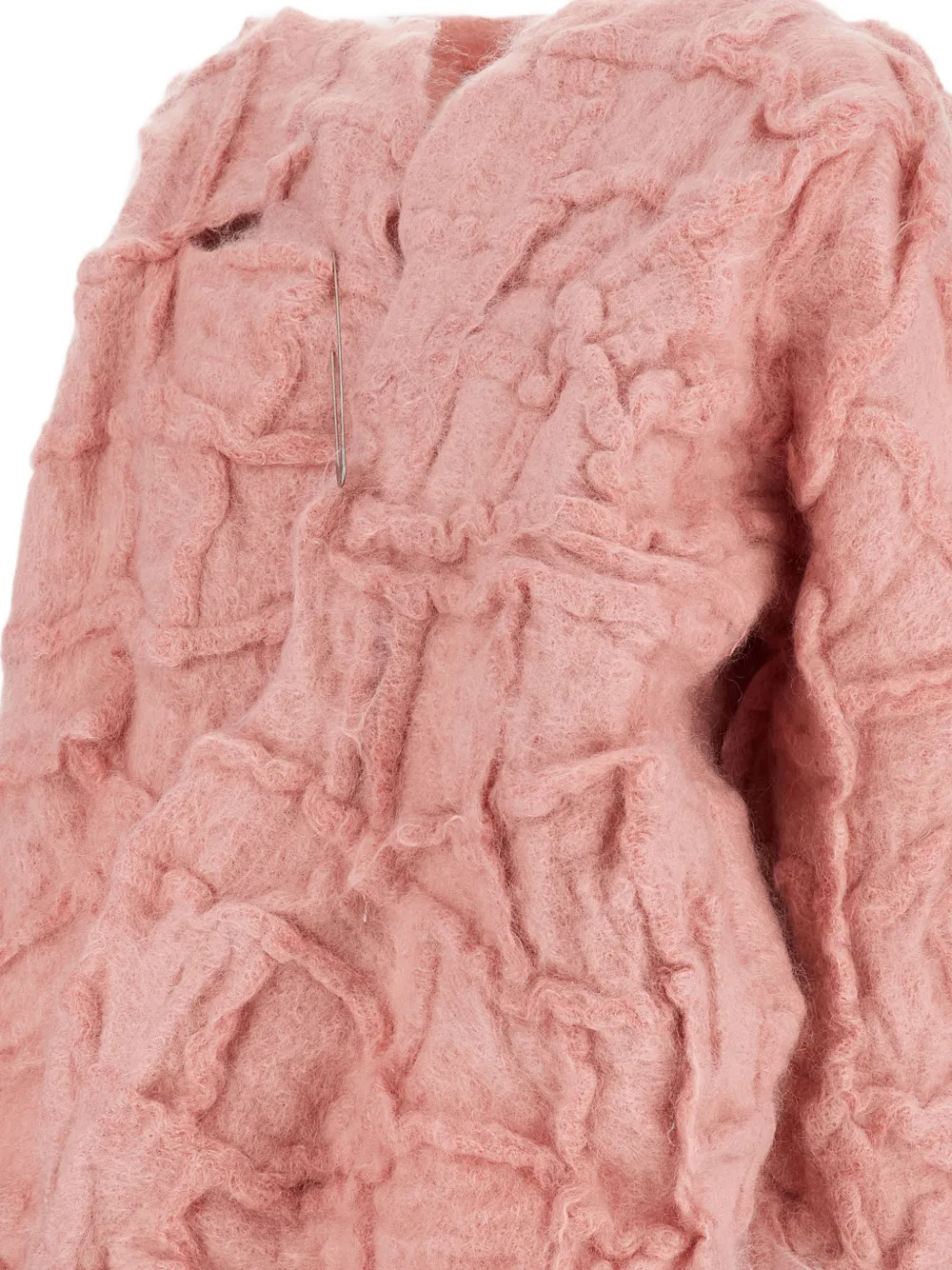  Daniela Gregis Mosaic Crew-neck Cardigan - Pink 