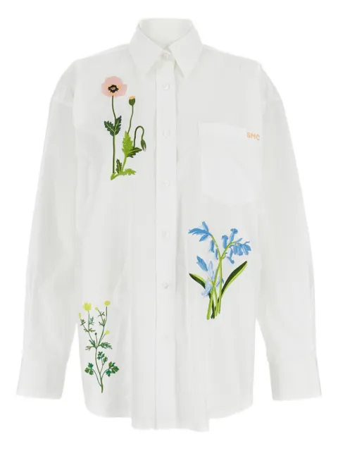 Stella McCartney floral-embroidered shirt