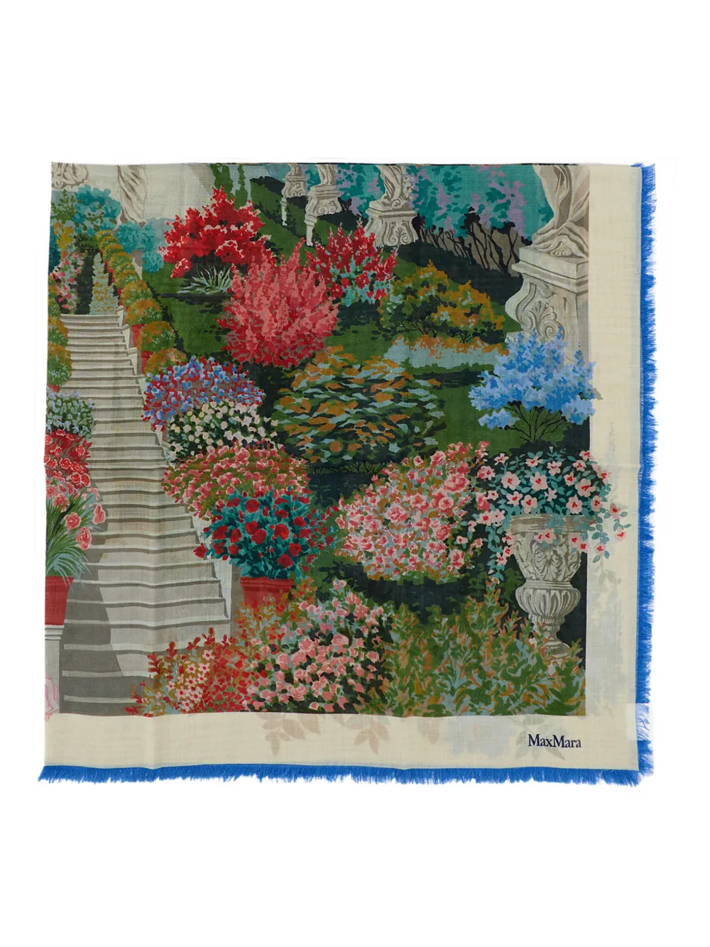 Max Mara printed scarf | Neutrals | Image 1