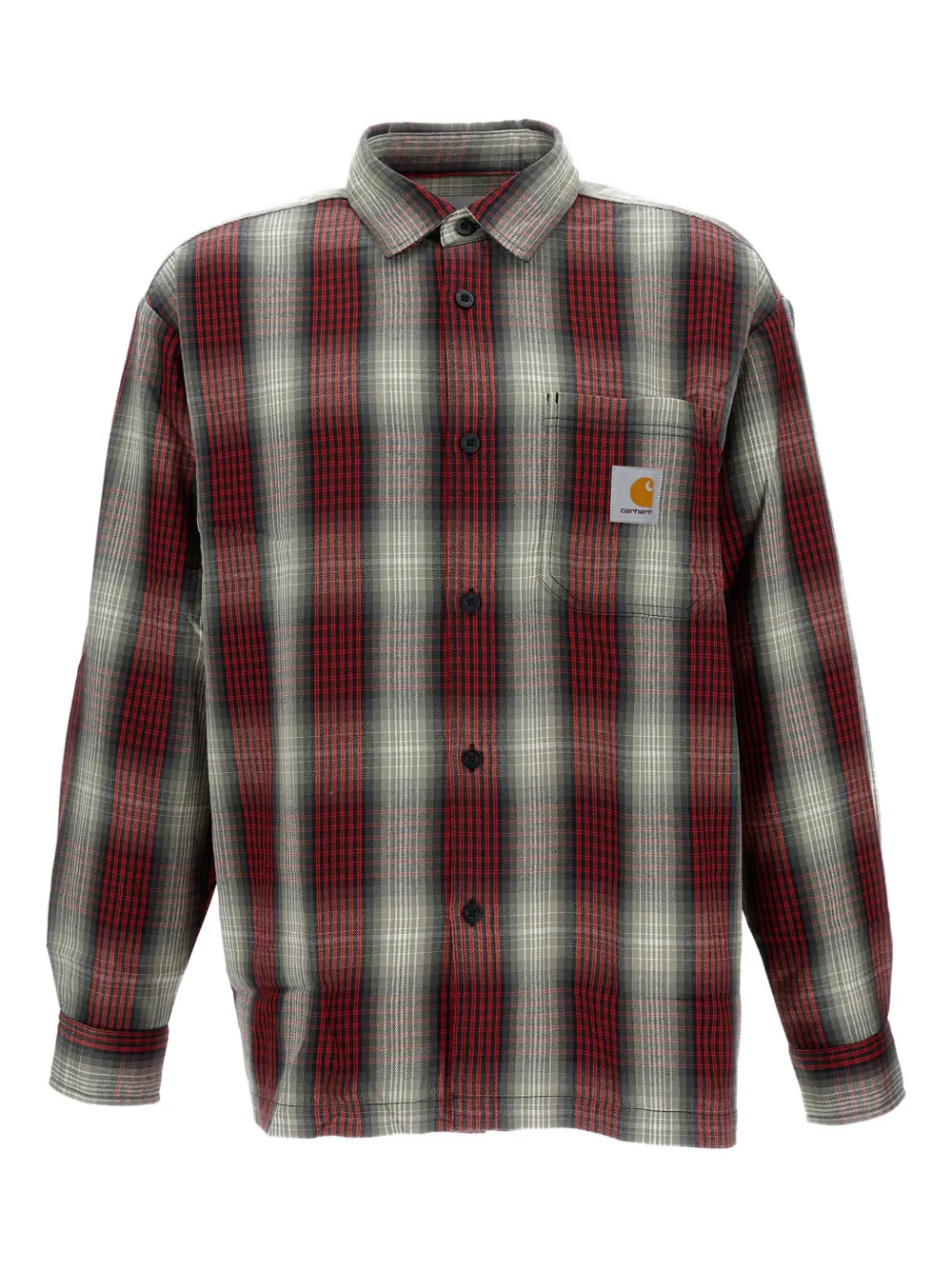 Carhartt WIP patch-pocket oversized shirt | Red | Image 1