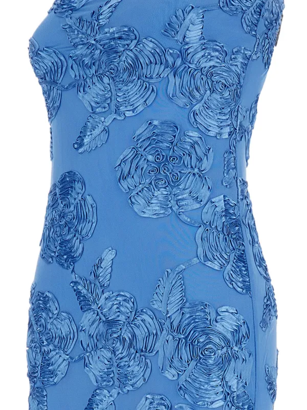 ROTATE BIRGER CHRISTENSEN floral-embroidered Maxi Dress | Blue | FARFETCH ID ROTATE BIRGER CHRISTENSEN floral-embroidered Maxi Dress | Blue | FARFETCH ID