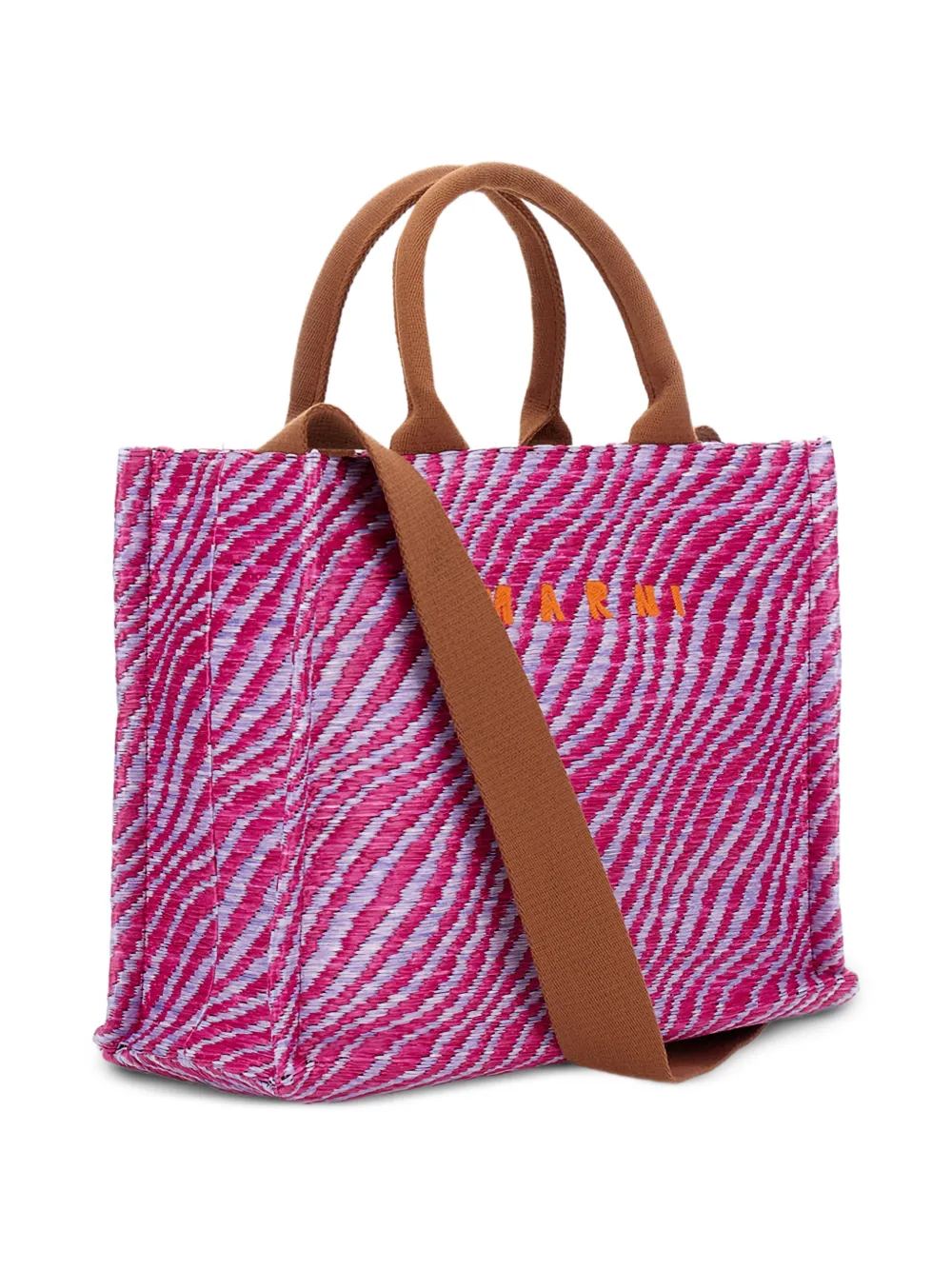 Marni small top-handles wave-print tote bag | Маленькие сумки | Image 2