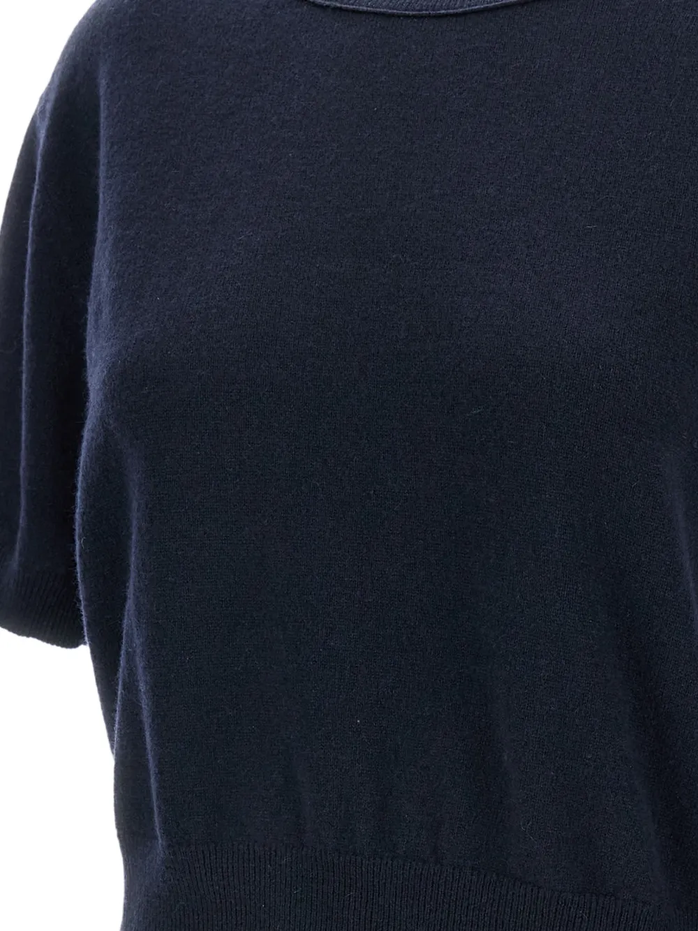 Lisa Yang Geribbeld T-shirt Blauw