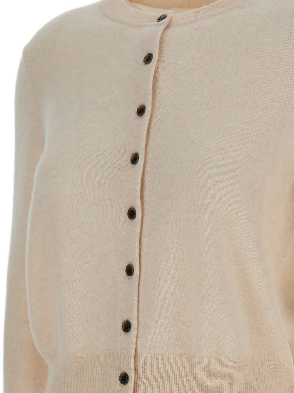 Lisa Yang Vest met knopen Beige