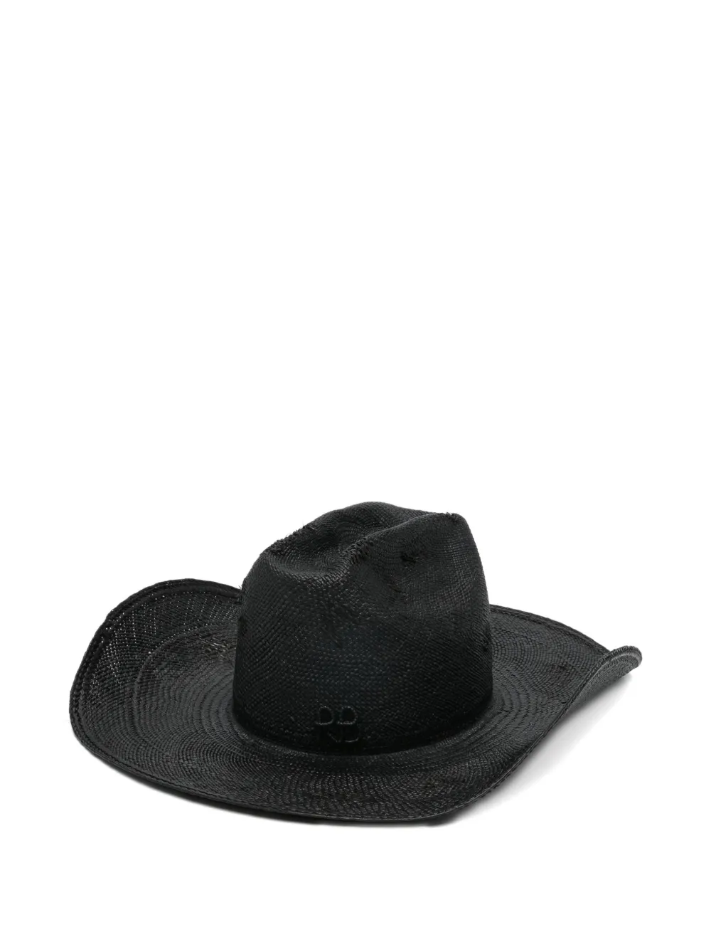 Ruslan Baginskiy Ruslan straw cowboy hat - Nero