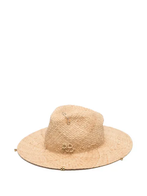 Ruslan Baginskiy chain strap fedora hat 