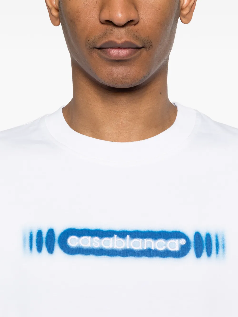 Casablanca T-shirt met logo Wit