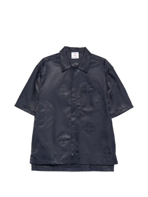 Casablanca monogram satin shirt