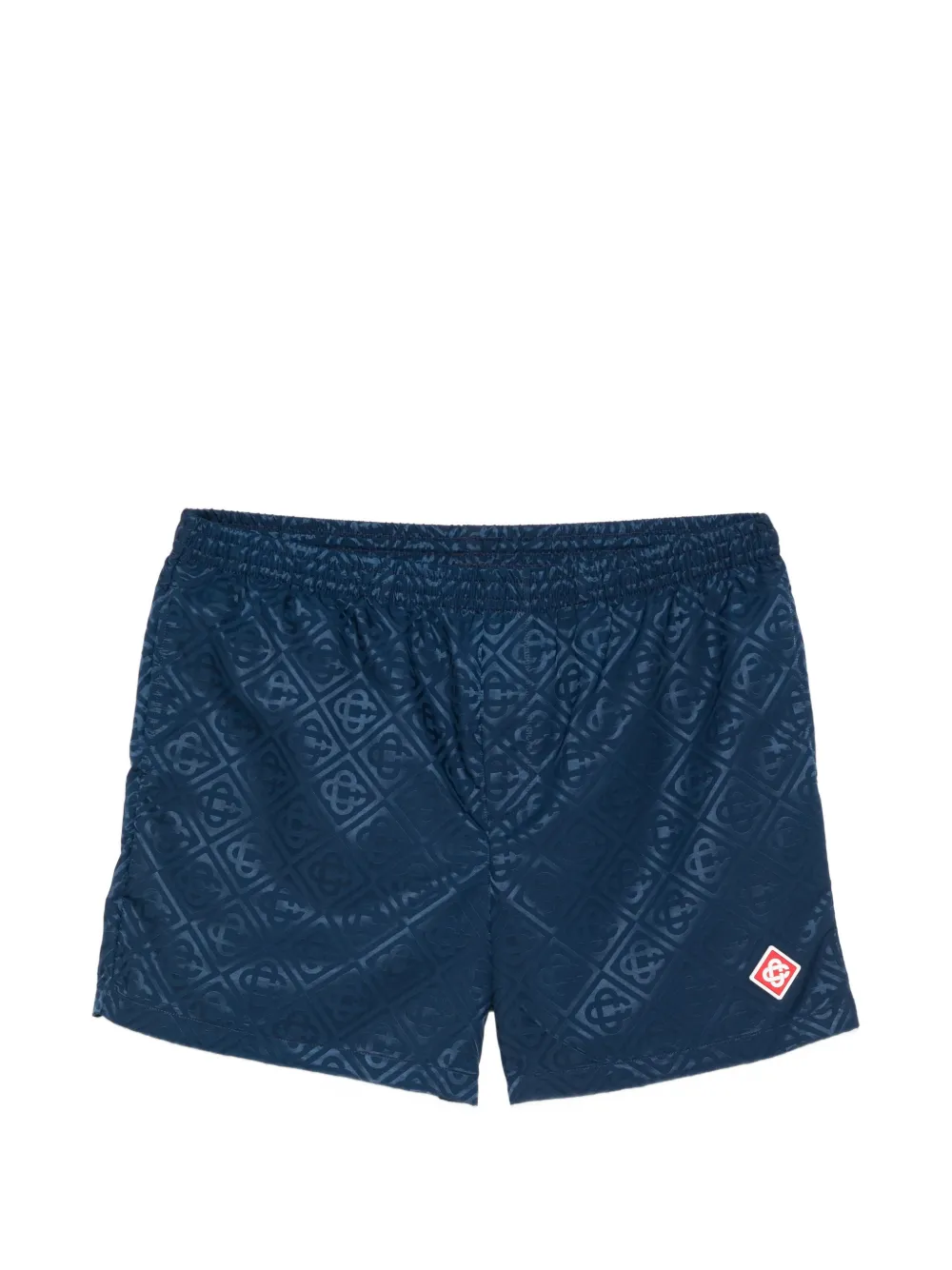 Casablanca logo-monogram swim shorts - Blu