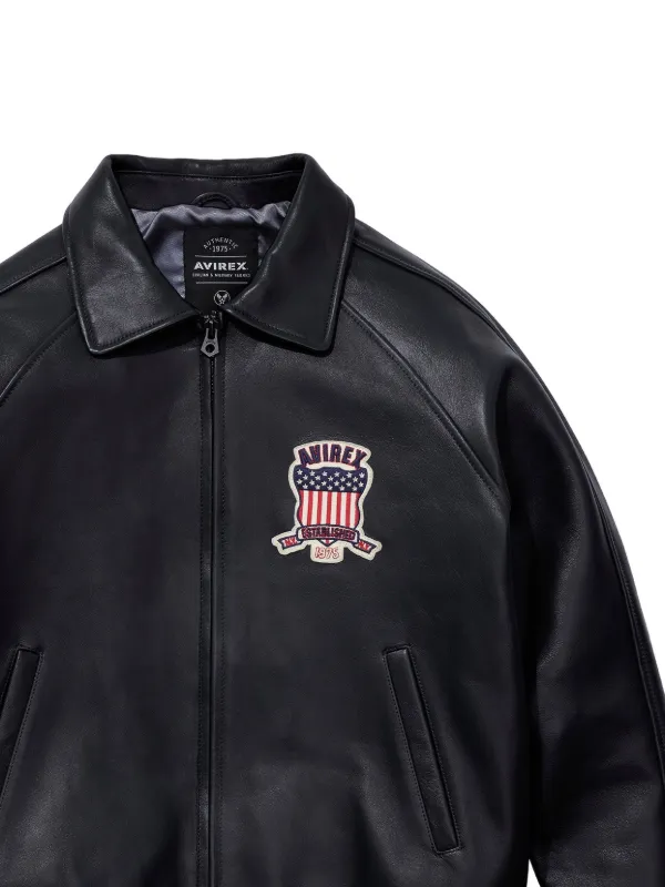 Avirex Appliquéd Bomber Jacket | Black | FARFETCH