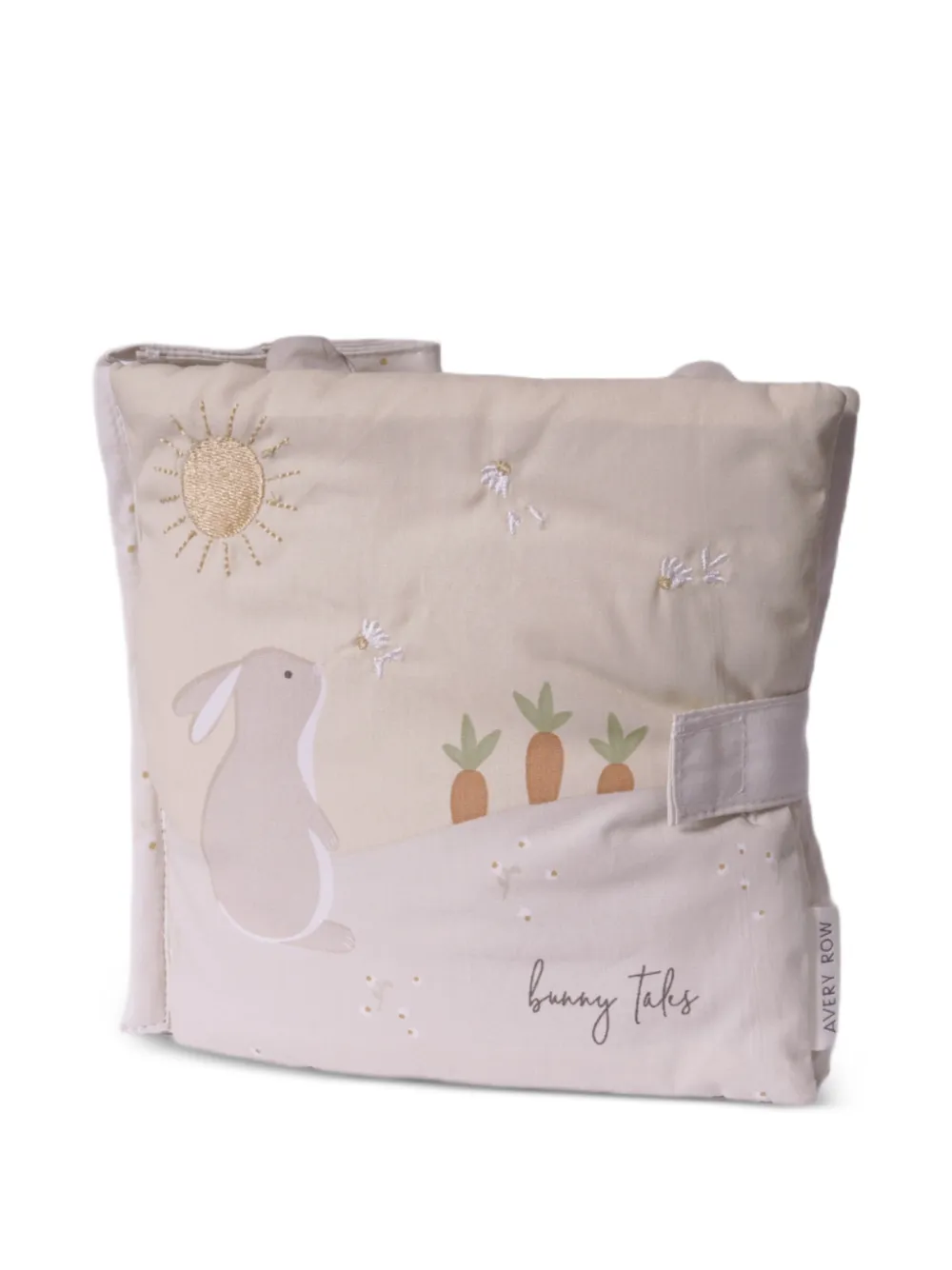 Avery Row bunny-tales fabric book | rosado | Image 1