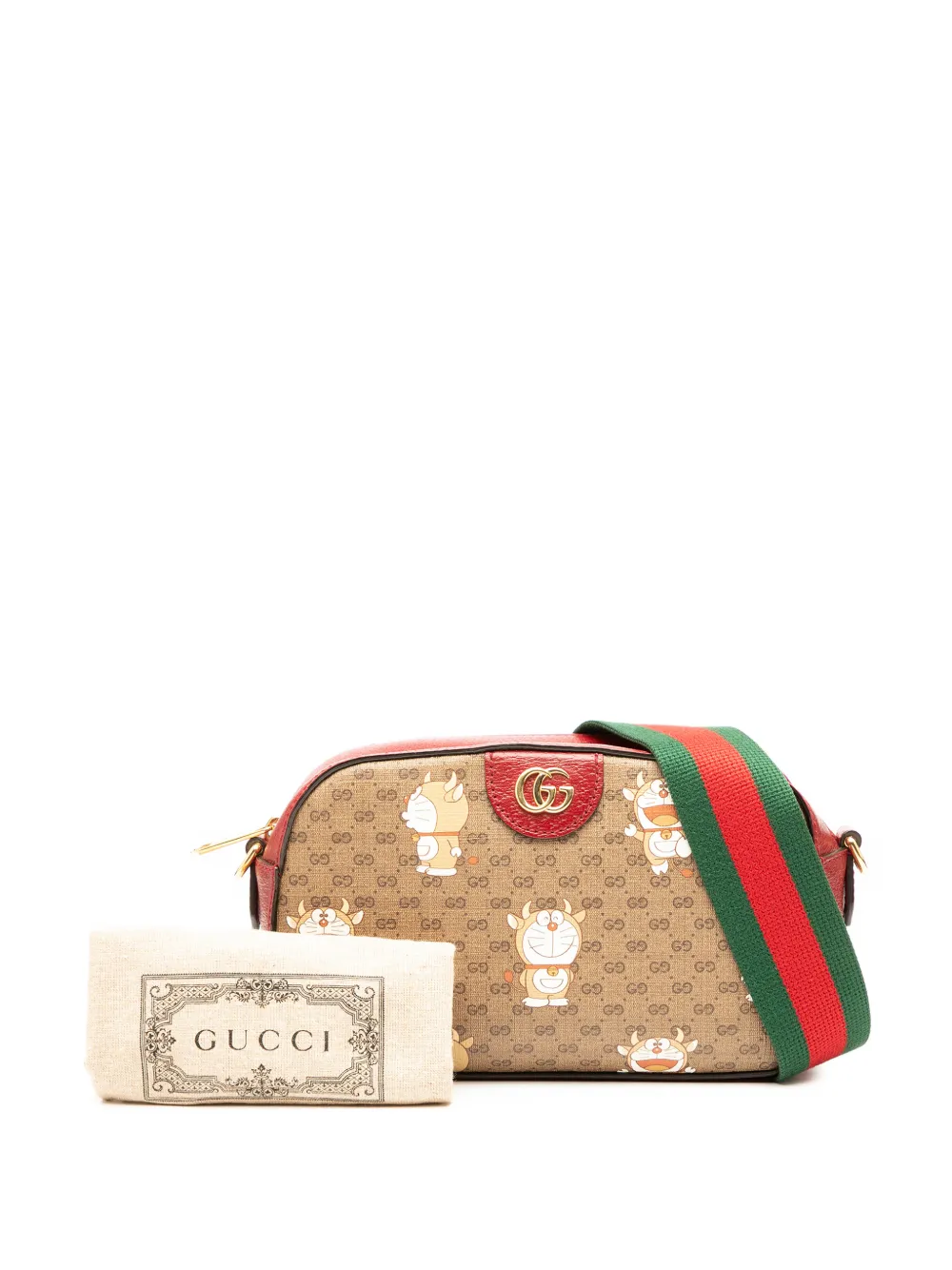 Gucci Pre-Owned 2016-2025 マイクロ GGスプリーム ドラえもん