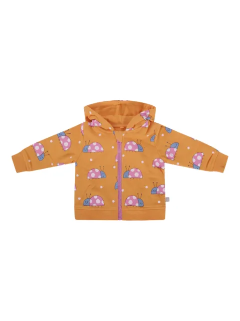 Stella McCartney Kids ladybug-print zipped hoodie