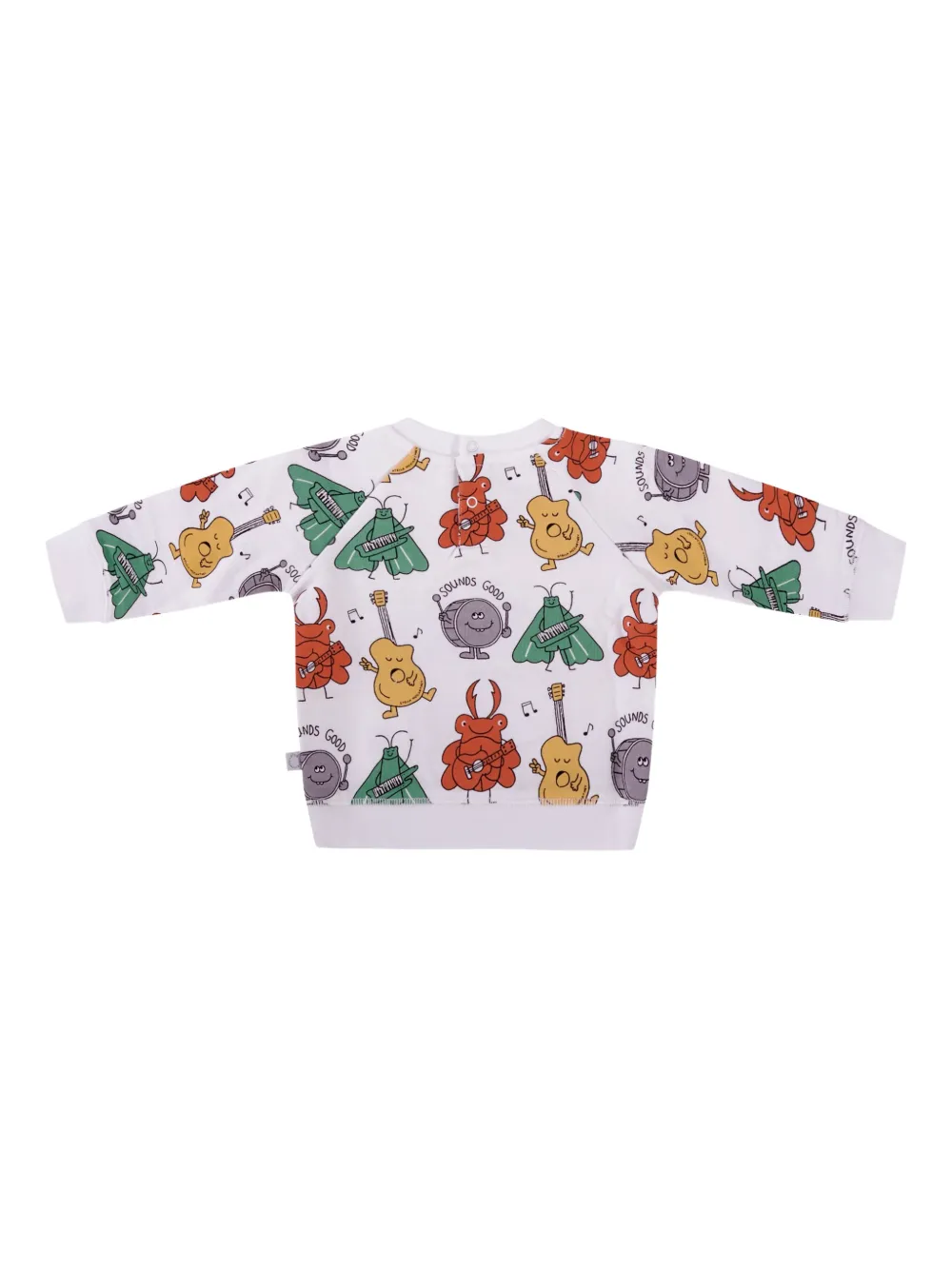 Stella McCartney Kids Trui met muziekprint Wit