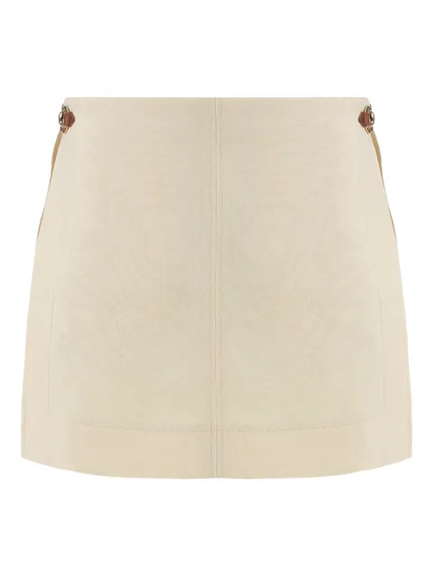 Gucci falda corta con detalle Horsebit