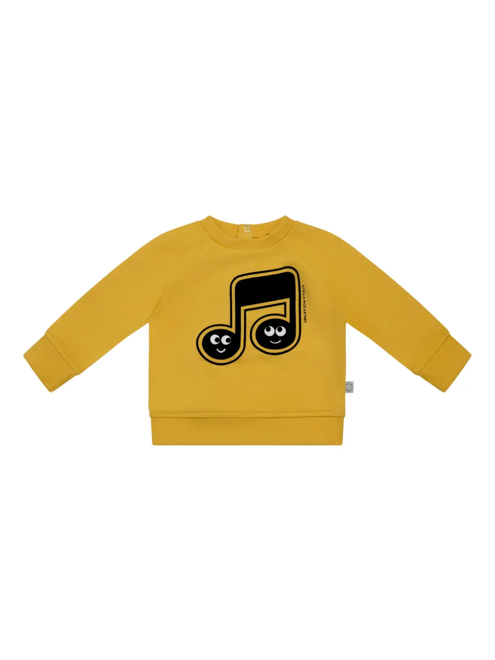 Stella McCartney Kids musical-note sweater - Giallo