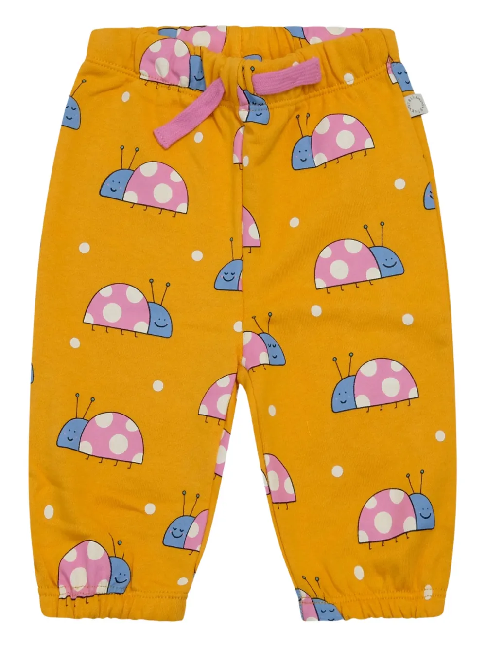 Stella McCartney Kids bug-print trousers - Arancione