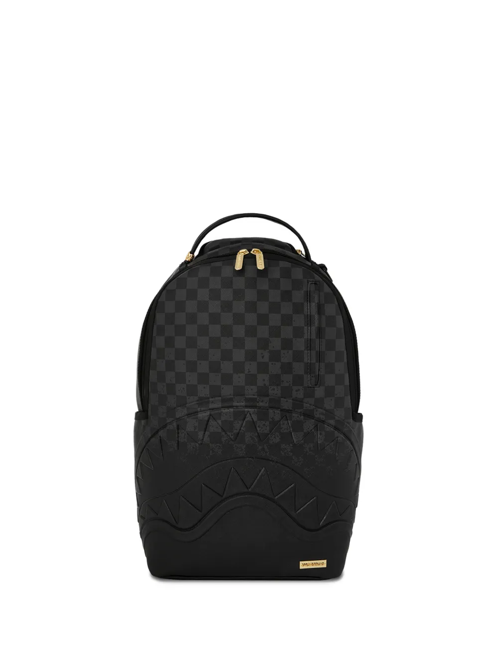 Sprayground Spritz checkerboard shark backpack - Schwarz