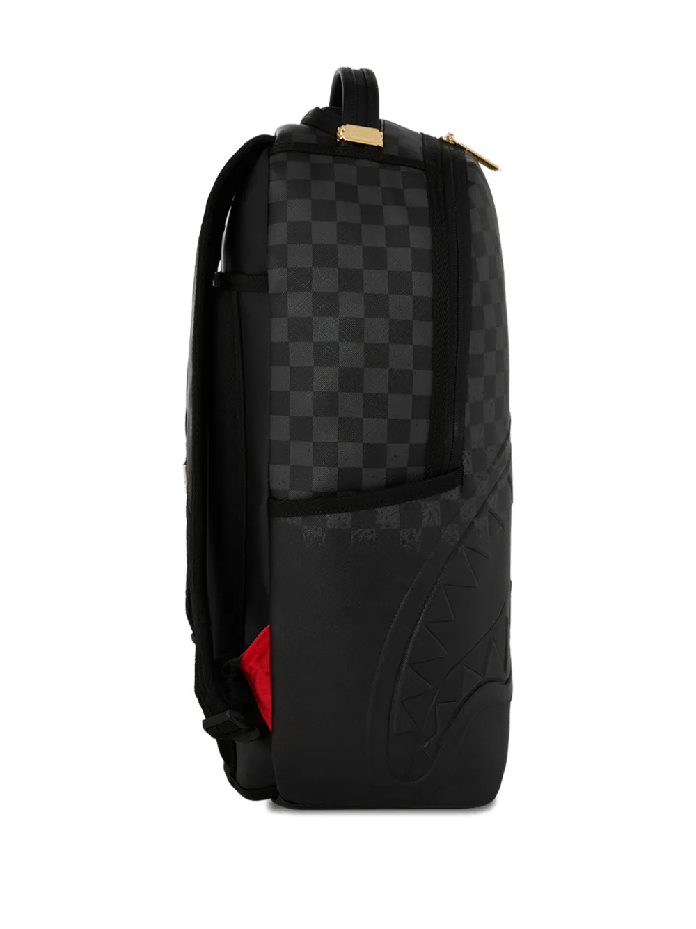 Sprayground Spritz Checkerboard Shark Backpack | Black | FARFETCH
