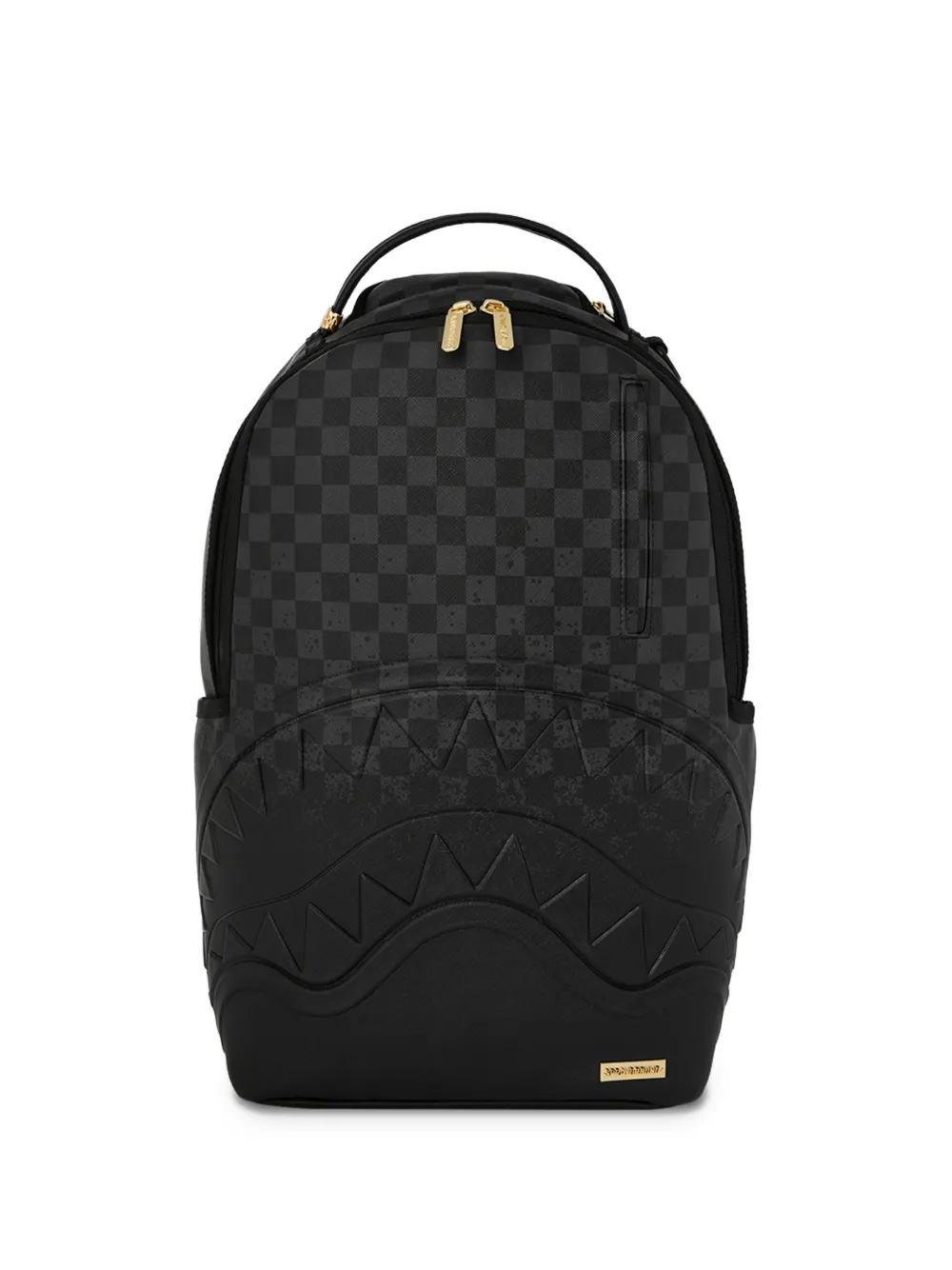 Sprayground Spritz checkerboard shark backpack - Nero