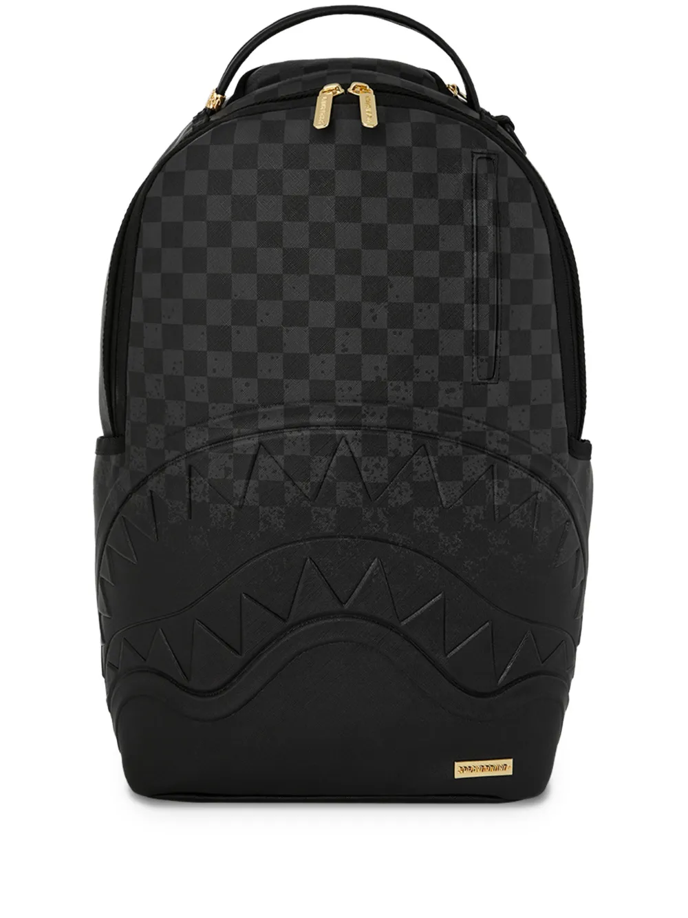 Sprayground Spritz checkerboard shark backpack - Nero