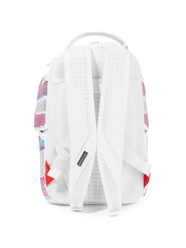 Sprayground Kid AI Wings rhinestone-embellished Backpack | White
