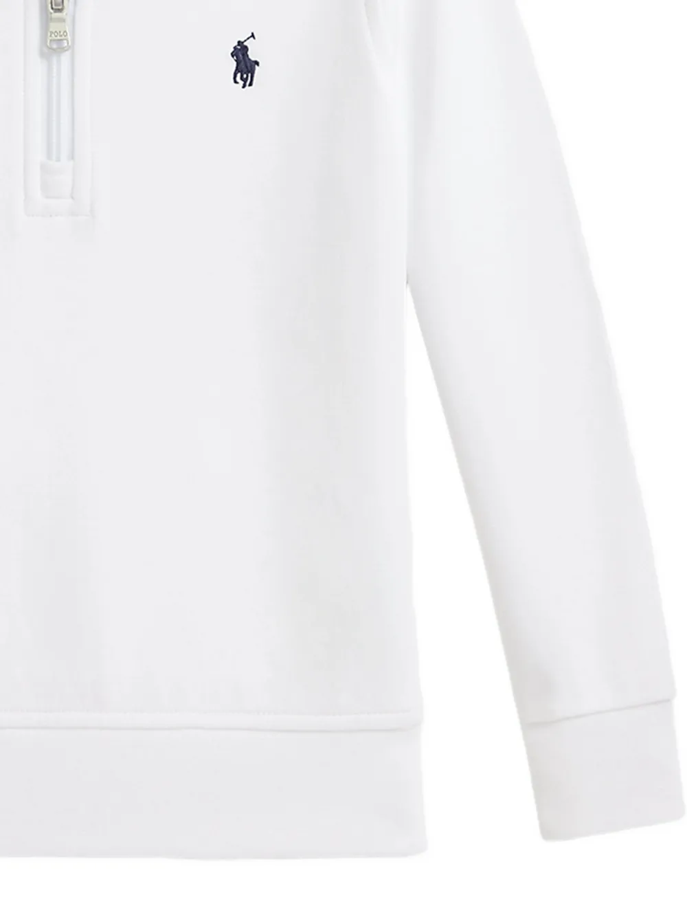 POLO RALPH LAUREN KIDS half-zip Polo Shirt | White | FARFETCH