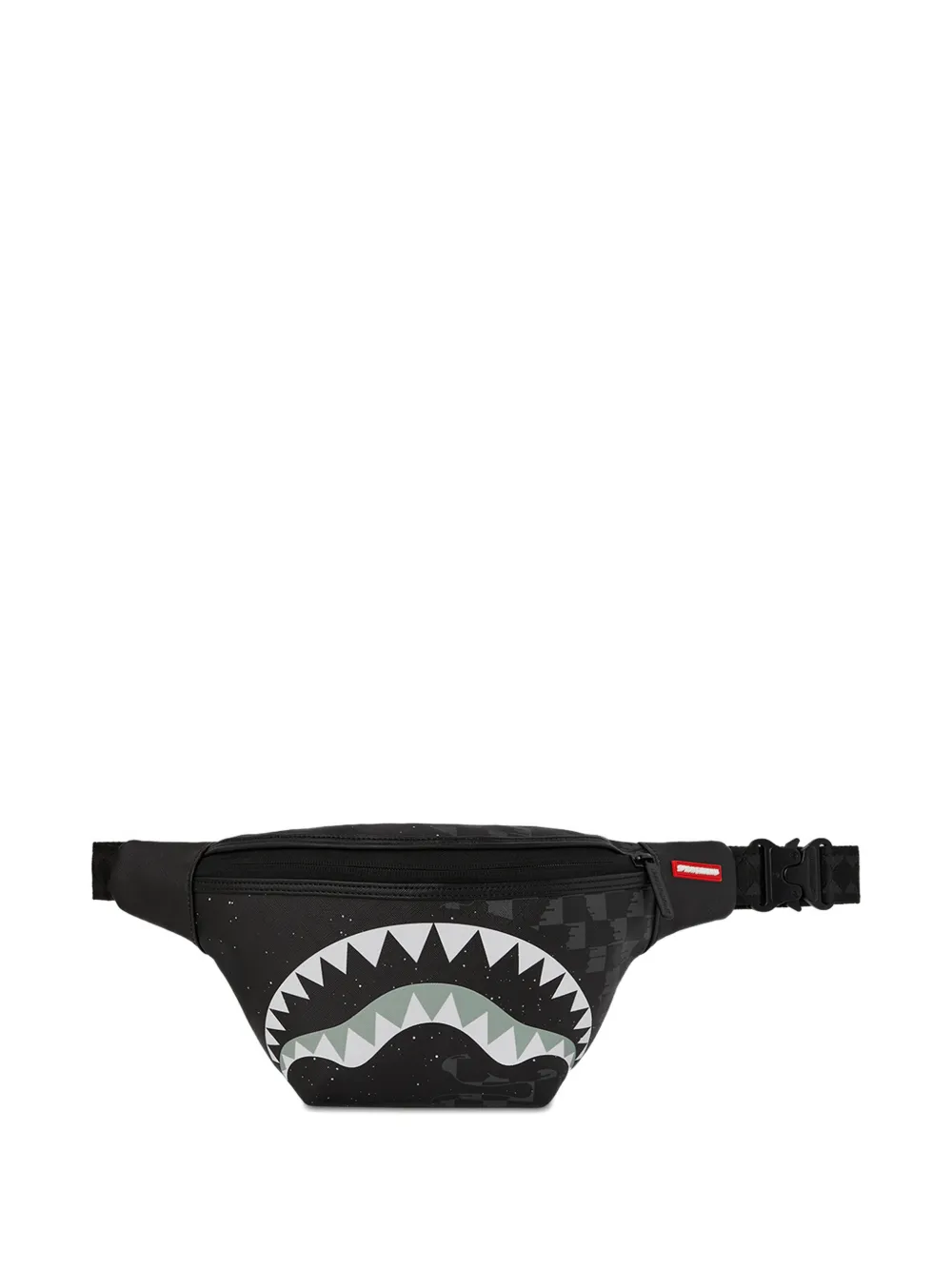 Sprayground Deep Space Drip Savvy Graphic-print Belt Bag In Black