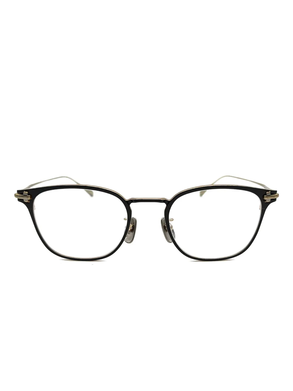 TAYLOR WITH RESPECT Sole geometric-frame glasses | Black | Image 1