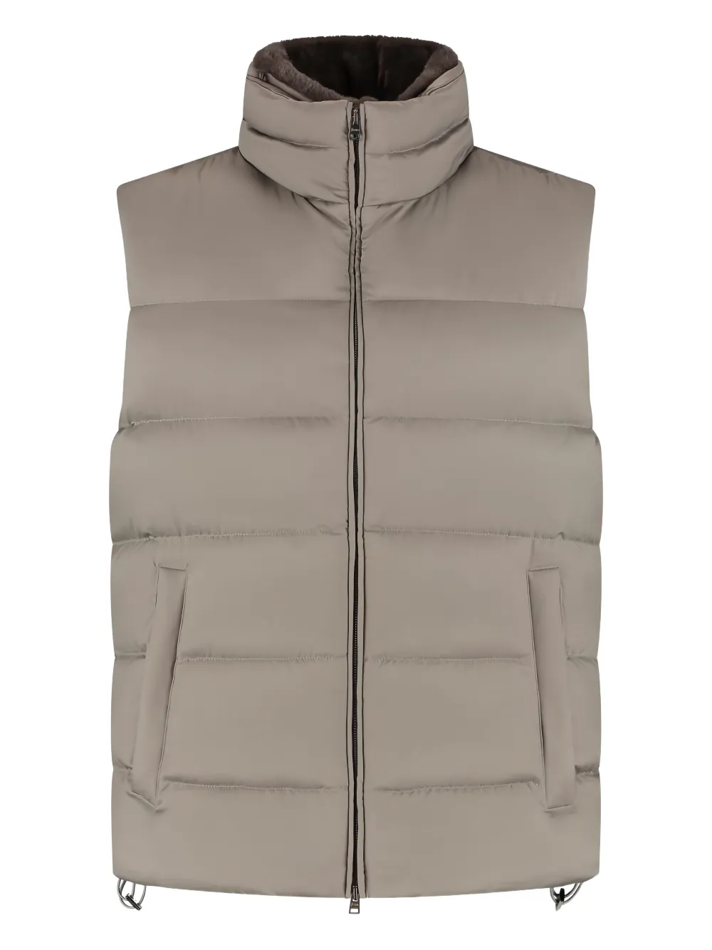 Herno padded zip-up gilet - Neutrals