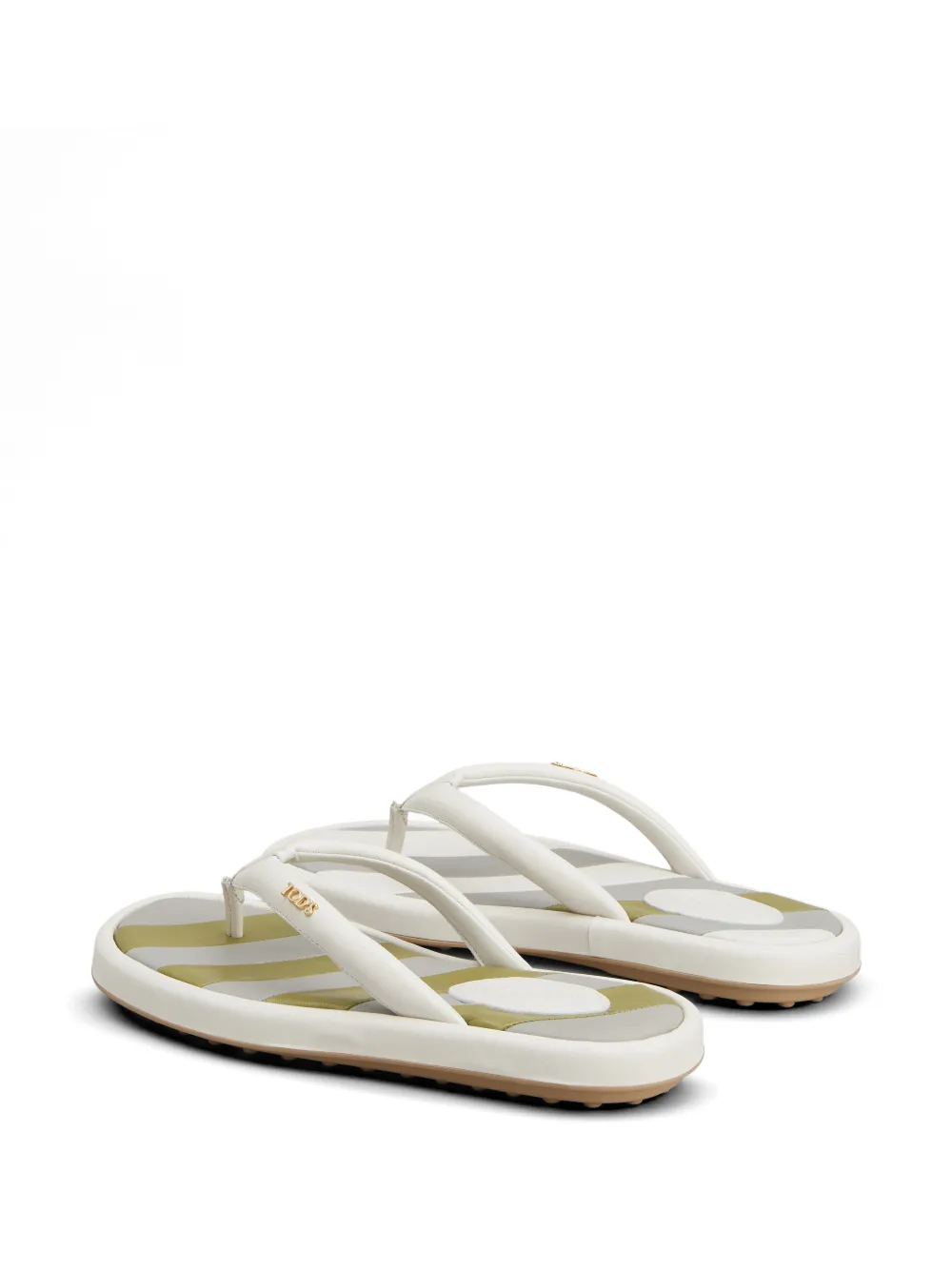 Tod's Sandalen met logo Beige