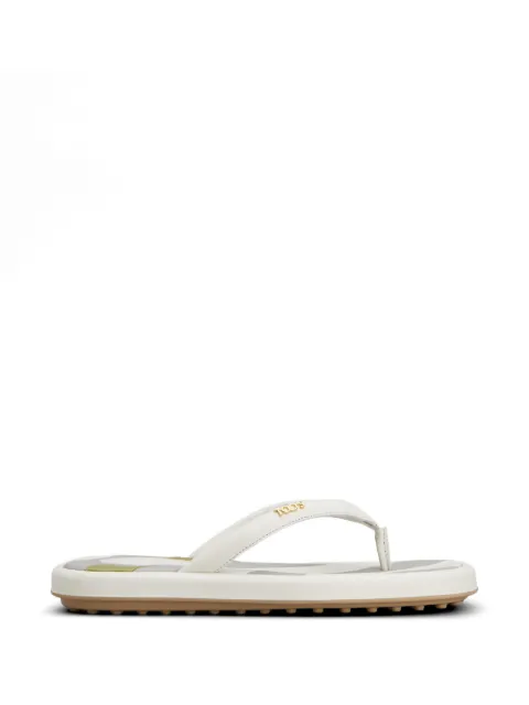 Tod's logo-lettering thong sandals