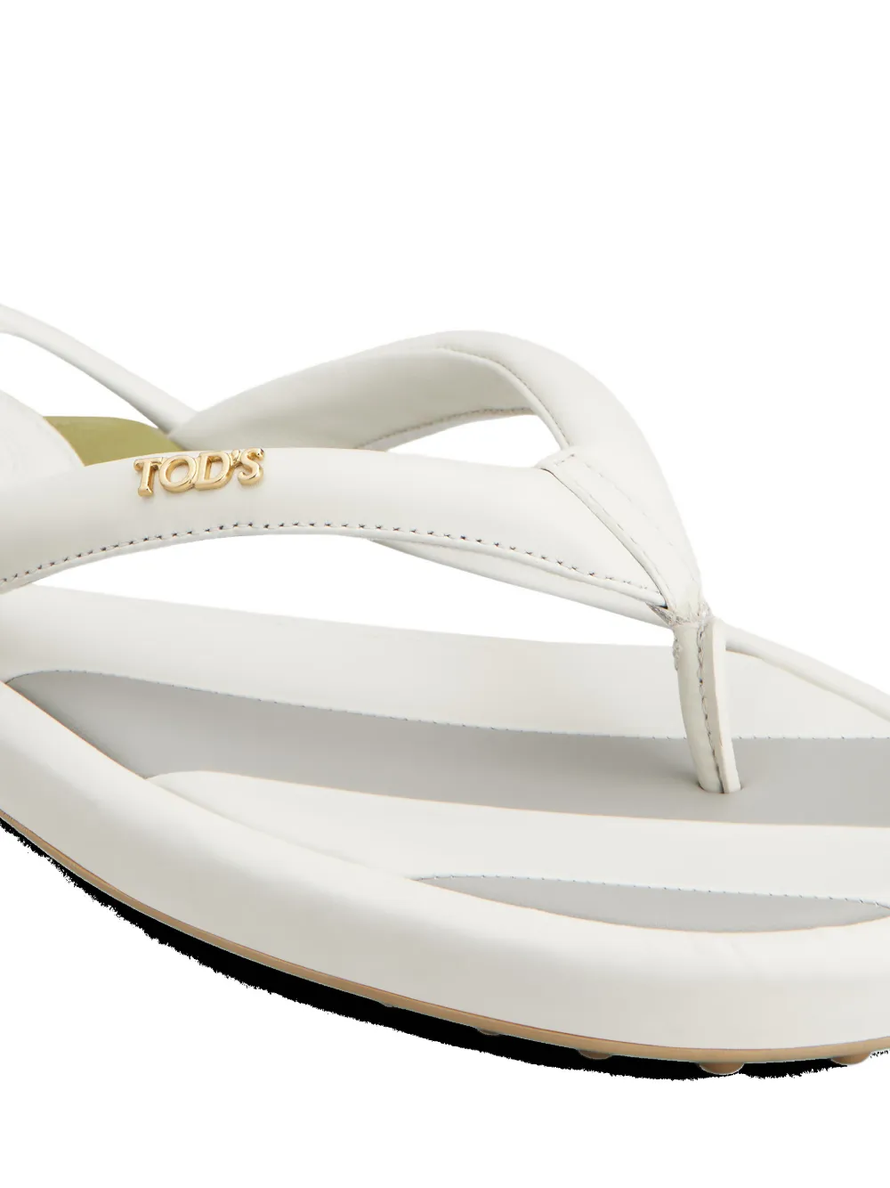 Tod's Sandalen met logo Beige