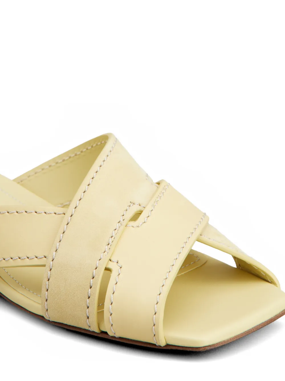 Tod's Sandalen met gekruiste bandjes Geel