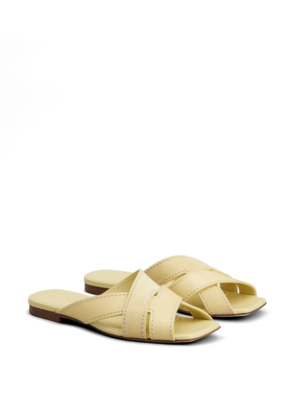 Tod's Sandalen met gekruiste bandjes Geel