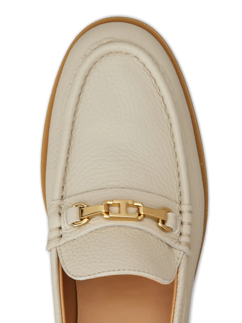 Tod's Loafers met kettingdetail Beige