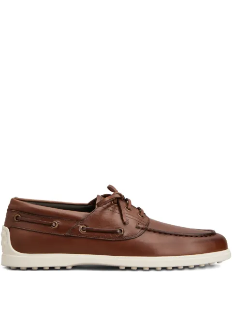 Tod's laced boat shoes