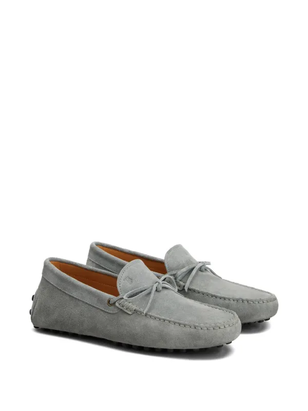 Tod's スエード デッキシューズ | グレー | FARFETCH JP