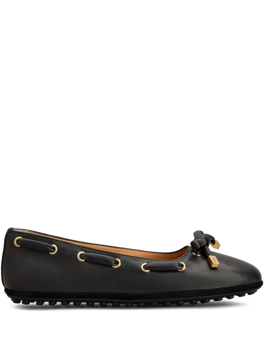 Tod's Ballerine con fiocco - Nero