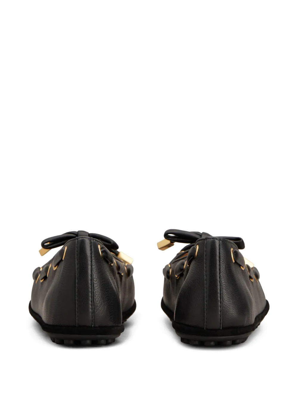 Tod's Ballerina's met strikdetail Zwart